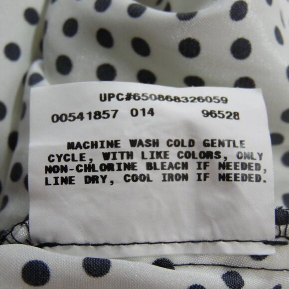 IZ BYER white‎ & black blouse size S - Picture 6 of 6